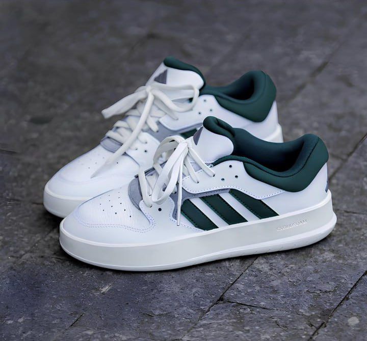 Tênis Adidas Court 24 Masculino - Branco+Verde