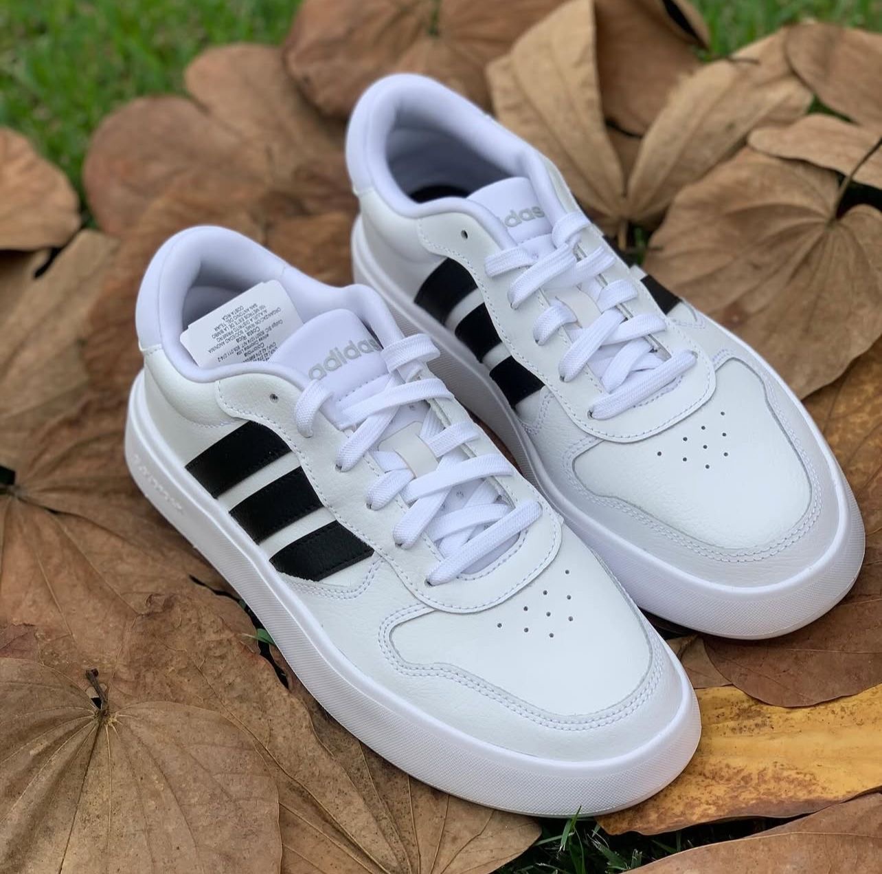 Tênis Adidas Litecourt Masculino - Branco+Preto
